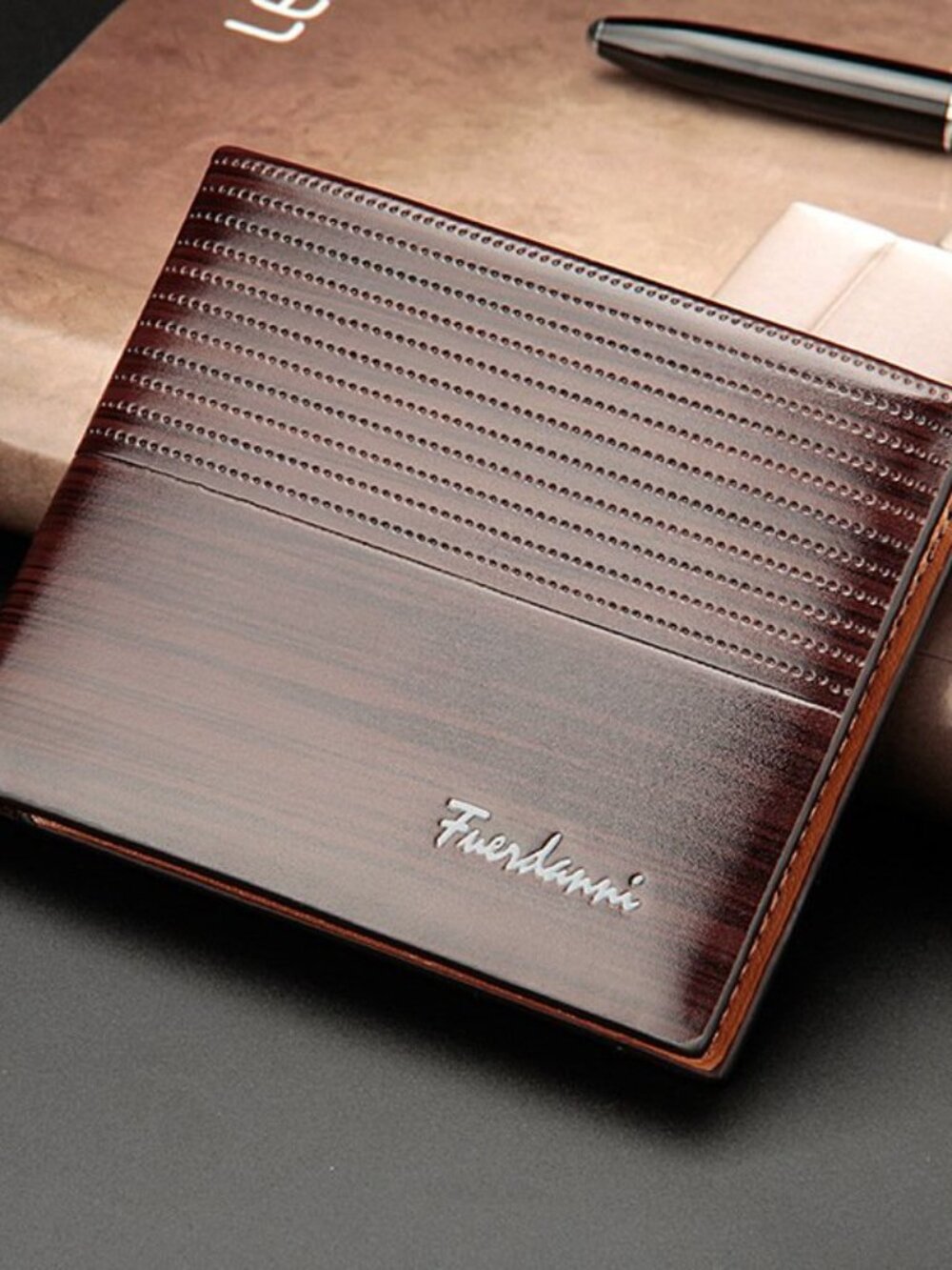 Fuerdanni Milan Wallet - Dark Brown